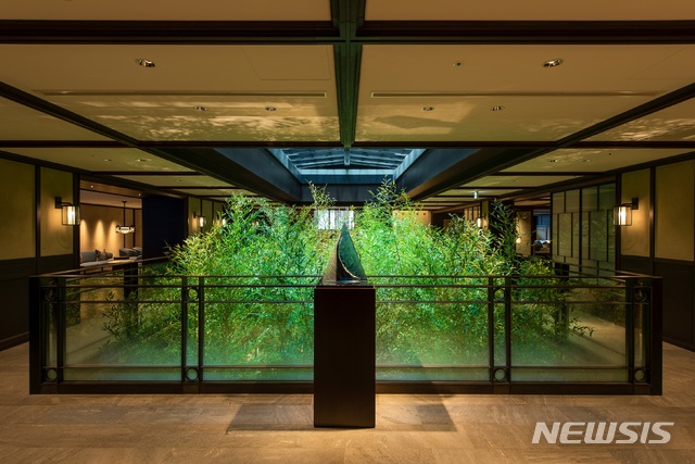 【서울=뉴시스】일본 엠갤러리 교토 유라 로비
