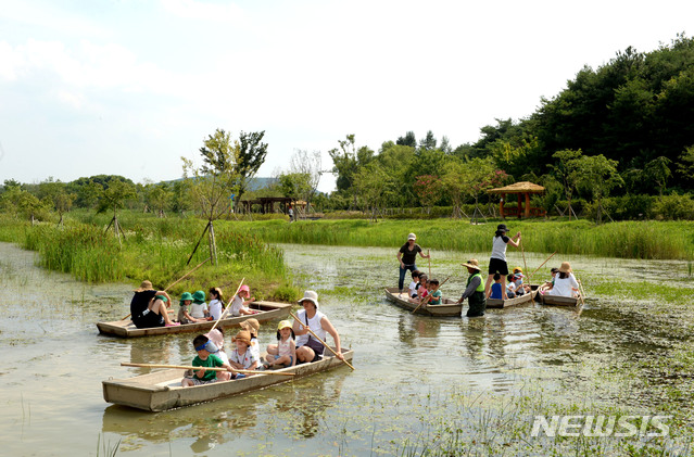 【창원=뉴시스】경남 창녕 우포늪 생태체험장.2019.06.09.(사진=경남도청 제공)