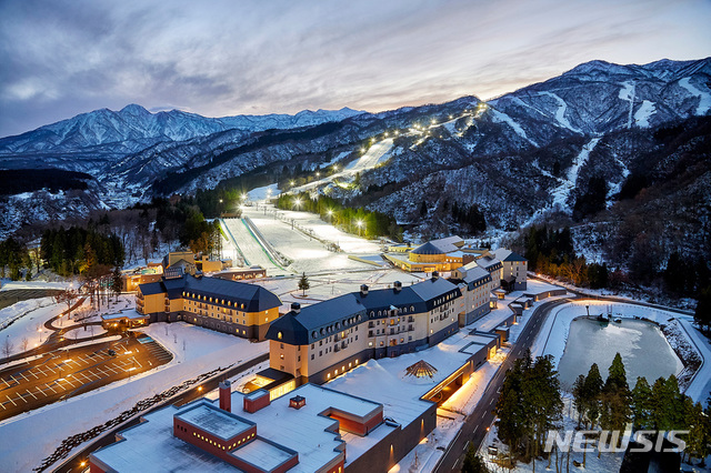 【서울=뉴시스】롯데아라이리조트 전경