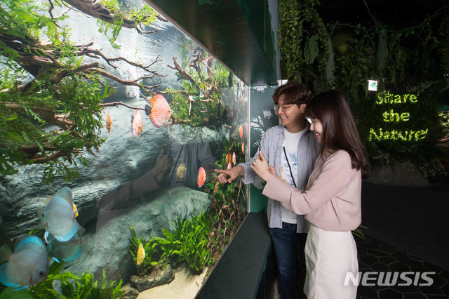 【서울=뉴시스】롯데월드 아쿠아리움 리뉴얼 오픈