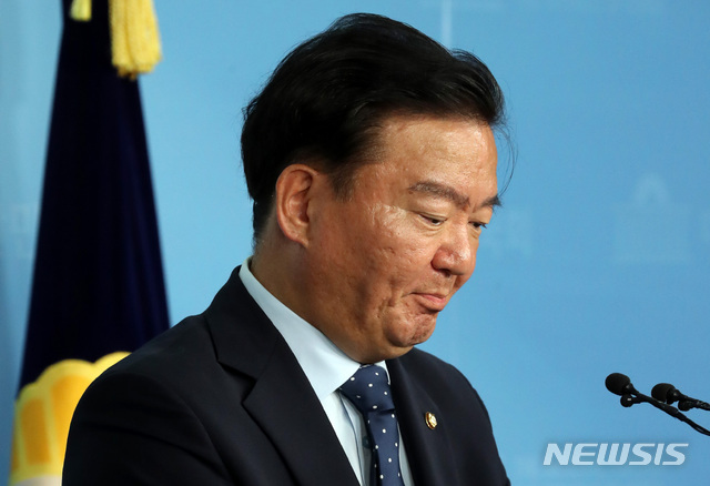 【서울=뉴시스】 박영태 기자 = 자유한국당 민경욱 대변인. 2019.06.11.since1999@newsis.com