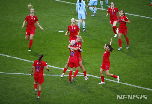 【랭스=AP/뉴시스】미국 선수단