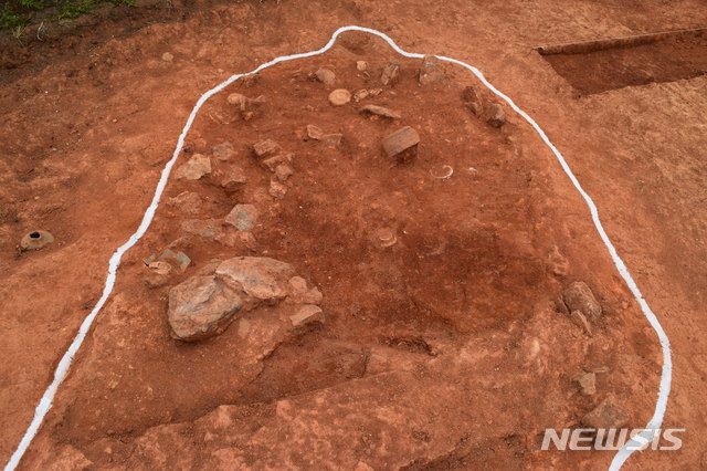 부안 유천리 청자 요지 1호 가마 초벌칸, 배연부 