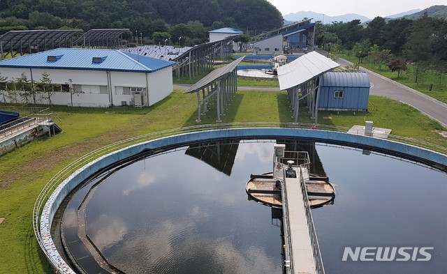 [제천=뉴시스]이병찬 기자 = 하수처리장.2019.06.17.(사진=제천시 제공)photo@newsis.com