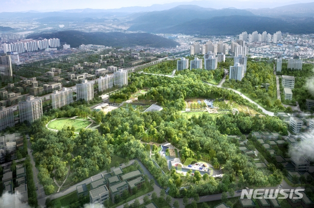 【청주=뉴시스】청주시 청원구 내덕동 새적굴공원 조감도. (사진=청주시 제공) photo@newsis.com