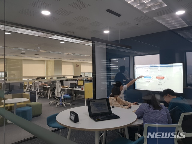 현대모비스 스마트오피스. (사진 = 현대모비스 제공)