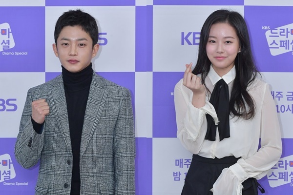 김민석(왼쪽), 박유나