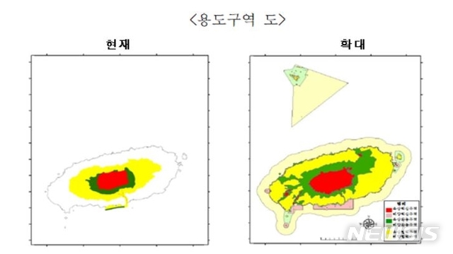 【제주=뉴시스】 유네스코 MAB에서 확대 지정한 제주도 생물권보전지역 범위. (사진=제주특별자치도 제공)