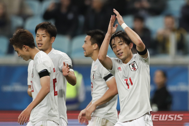 【포르투 알레그레(브라질)=AP/뉴시스】 미요시 고지