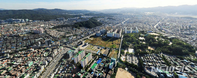 [성남=뉴시스] 경기 성남 제1공단 부지 전경. (사진=성남시 제공)