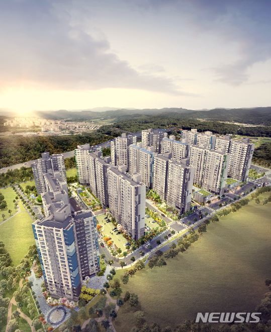 【순천=뉴시스】'순천 한신더휴' 반 조감도. 한신공영㈜ 은 전남 순천시 복성지구에 공급하는 '순천 한신더휴' 의 견본주택을 이달 28일 개관할 예정이라고 밝혔다. 2019.06.26. (사진=한신공영 제공) photo@newsis.com 