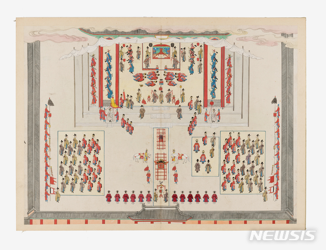 효명세자의 관례(성년식) 기록화, 수교도(受敎圖)