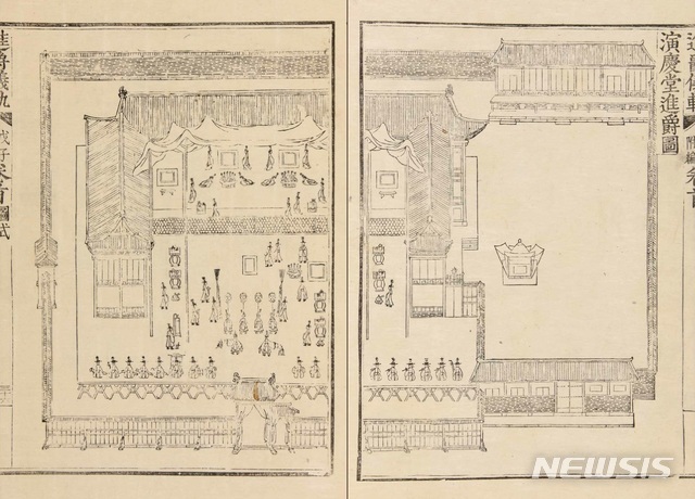 1828년 궁중잔치를 기록한 의궤