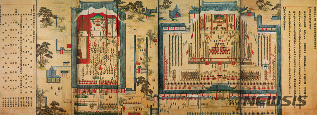 1829년 궁중잔치를 그린 병풍, 기축진찬도병