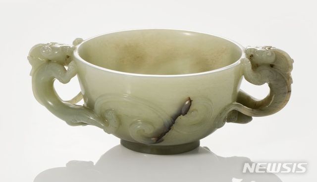 청나라 옥잔, 독일 라이프치히 그라시 민족학박물관 소장