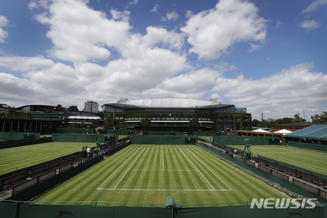 [런던=AP/뉴시스] 윔블던 테니스대회. 2019.06.30