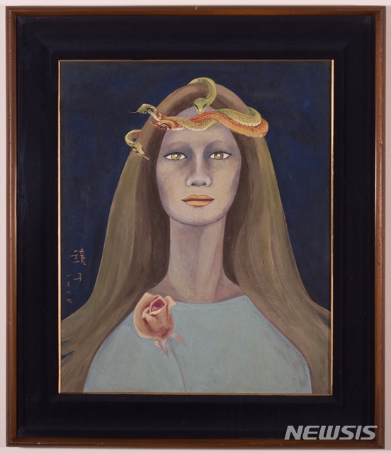 【서울=뉴시스】천경자, 나의 슬픈 전설의 22페이지, 1977, 종이에 채색, 42x34cm, 서울시립미술관 소장 ⓒ서울특별시