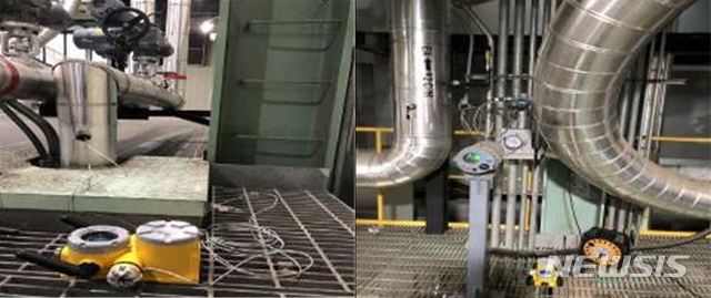 【서울=뉴시스】사물인터넷(IoT) 기술 기반 열원 설비점검기기. [사진=한국지역난방공사 제공]