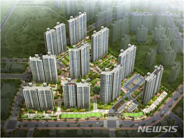 【서울=뉴시스】 '춘천 우두지구 EG the 1' 조감도