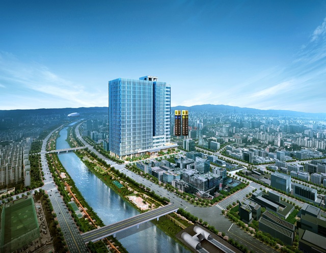 【서울=뉴시스】 '가산 한화 비즈메트로 2차' 주경광역도 (제공=한화건설)