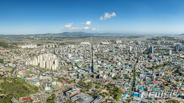 【서산=뉴시스】이종익 기자 = 충남 서산시 전경. (사진=서산시 제공) photo@newsis.com