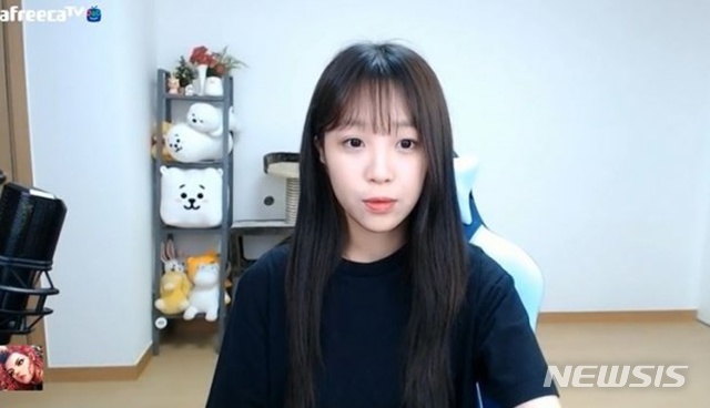 [서울=뉴시스]유튜버 쯔양. 2019.07.23. (사진=아프리카TV 화면 캡처)