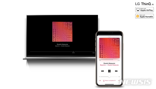 LG 인공지능 TV에 애플 서비스 도입…연말까지 확대 적용