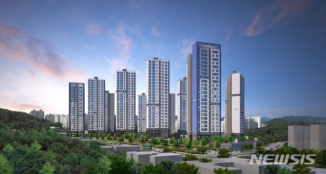오포 더샵 센트럴포레 투시도