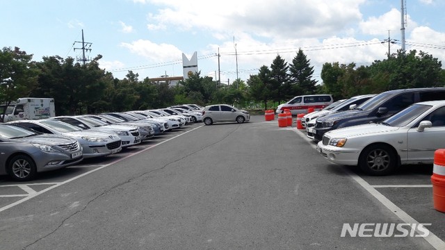 【경산=뉴시스】 강병서 기자=경산시보건소가 경북도내 23개 시·군 보건소 중에서 처음으로 주차장 유료화를 실시한다. 2019.07.31. kbs@newsis.com