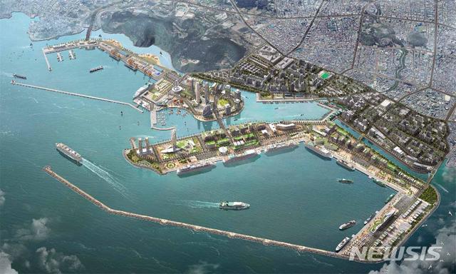 [제주=뉴시스] 제주항 조감도. 사진은 이 기사와 관련이 없음. (사진=제주도 제공) photo@newsis.com
