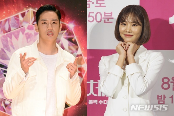 한해(왼쪽), 한지은