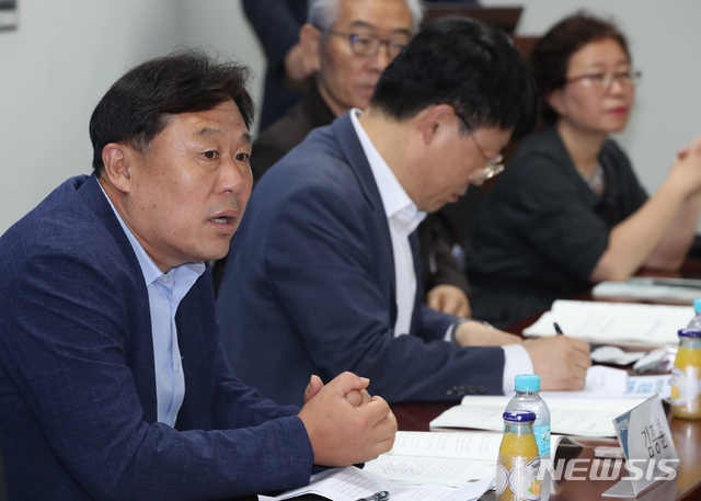 【서울=뉴시스】고승민 기자 = 김종훈 민중당 의원. 2019.08.13. kkssmm99@newsis.com