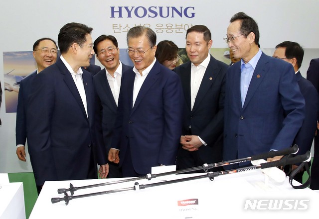 【전주=뉴시스】전신 기자 = 문재인 대통령의 모습. 2019.08.20. photo1006@newsis.com