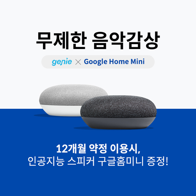 지니뮤직, 구글과 AI스피커 음악서비스 상용화