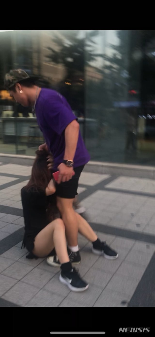 【서울=뉴시스】 지난 23일 오후 6시12분께 한 .일본인 트위터에 게시된 사진 (사진 = 트위터 갈무리)