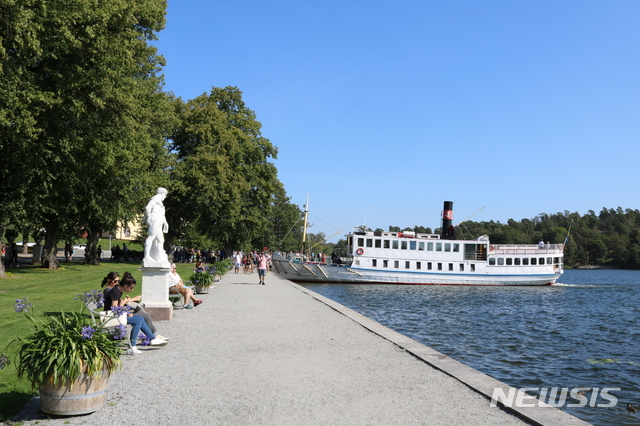 【스톡홀름=뉴시스】 지난달 28일 스웨덴 스톡홀름 시내 모습. 2019.**** daero@newsis.com