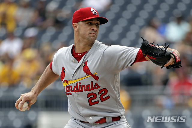 【피츠버그(미국)=AP/뉴시스】 세인트루이스 카디널스 잭 플래허티.