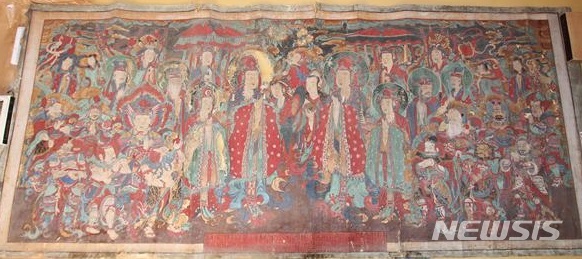  【안동=뉴시스】 김진호 기자 = 안동 광흥사 애련암 '신중도'. 2019.09.10 (사진=안동시 제공) photo@newsis.com