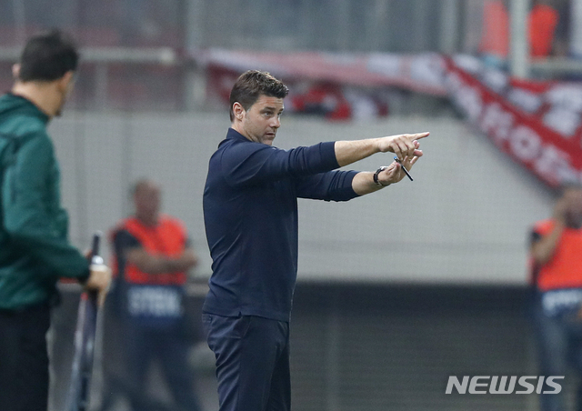 실망한 포체티노 감독 "계획대로 되지 않은 경기"