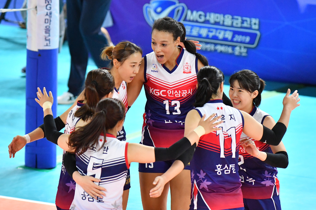 【서울=뉴시스】 KGC인삼공사. (사진=KOVO 제공)