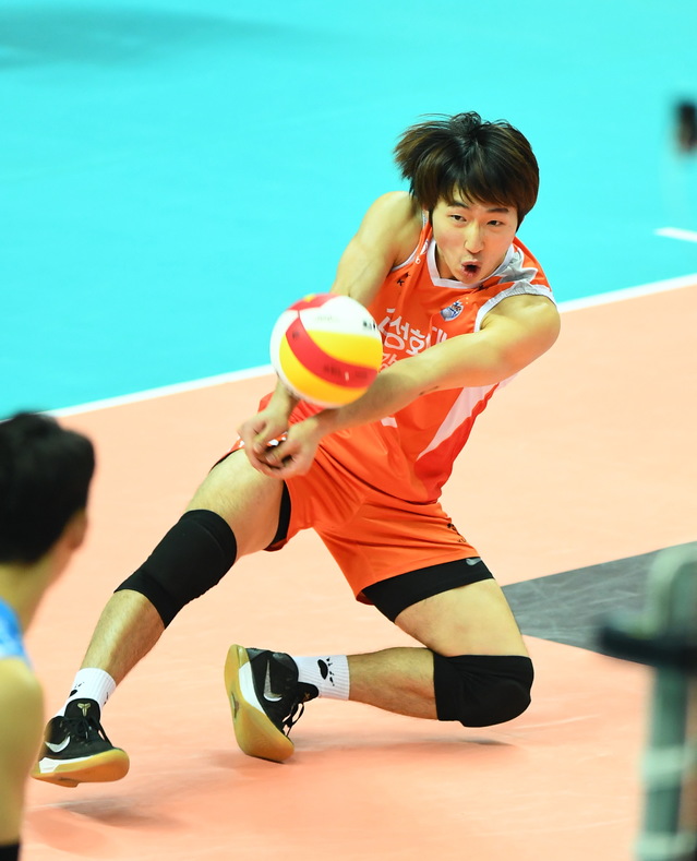 【서울=뉴시스】삼성화재 백계중.(사진=한국배구연맹 제공)