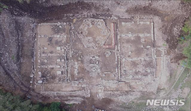 화천 계성리사지 중심사역 전경 (사진 제공: 문화재청)