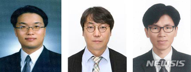 【전주=뉴시스】윤난슬 기자 = 전주대학교는 본교 교수의 저술 활동을 장려하기 위해 우수 원고 2편을 선정, 저자 지원금 200만원 및 도서 제작 제경비를 지원한다고 5일 밝혔다.왼쪽부터 백광호, 백진우, 한병수 교수.2019.10.04.(사진=전주대 제공) photo@newsis.com