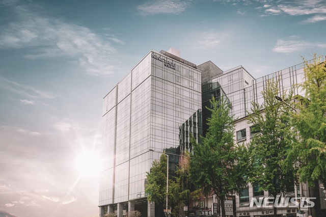 【서울=뉴시스】나인트리 프리미어 호텔 인사동 외관