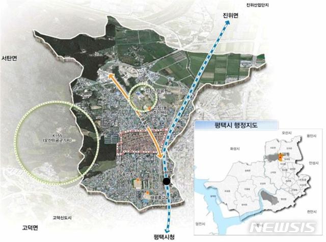 【평택=뉴시스】 평택 신장쇼핑몰 주변지역 도시재생 조감도 (사진 = 평택시 제공)