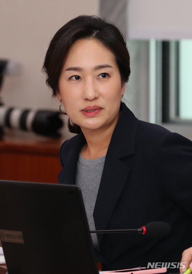 【서울=뉴시스】김명원 기자 =김수민 바른미래당 의원. 2019.10.10. kmx1105@newsis.com