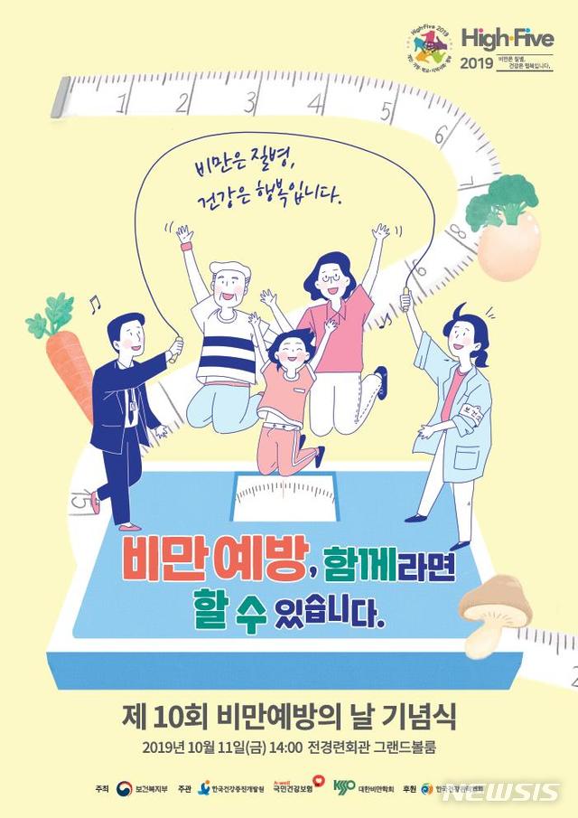 【서울=뉴시스】비만예방의 날 포스터. (사진=보건복지부 제공)