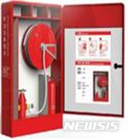 【서울=뉴시스】 일체형 호스릴 비상소화장치. 2019.10.22. (사진=서울시 제공)