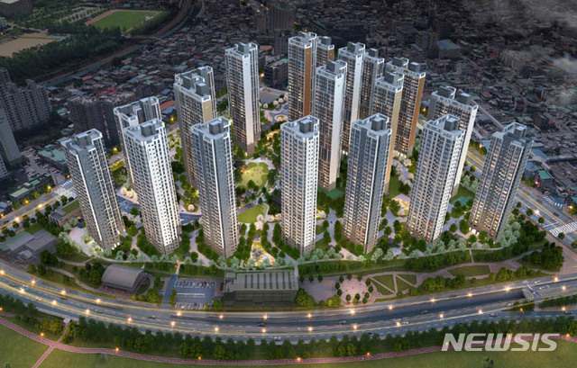 【대전=뉴시스】대전 도마e편한세상 포레나 조감도. 
