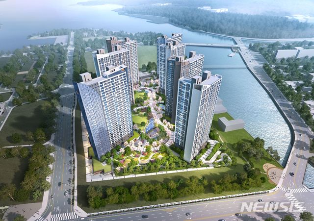 【창원=뉴시스】 강경국 기자 = 대림산업은 e편한세상 거제 유로아일랜드의 주택전시관이 오는 25일 거제 빅아일랜드(경남 거제시 고현동 1100) 내 사업지 인근에 개관하고 분양에 나선다고 24일 밝혔다. 2019.10.24. (사진=대림산업 제공)photo@newsis.com